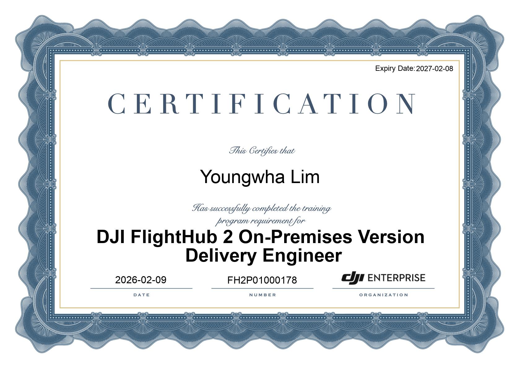 DJI On-Premises Engineer Certification